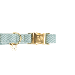 Hondenhalsband Wool Kentucky Lichtblauw