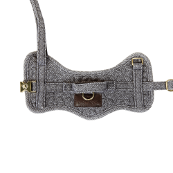 Harnas voor honden Body Safe Wool Kentucky Grijs