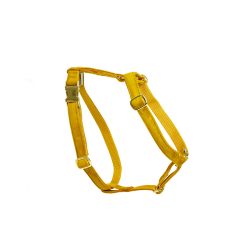 Hondenharnas Velvet Loop Kentucky Mosterdkleurig Geel