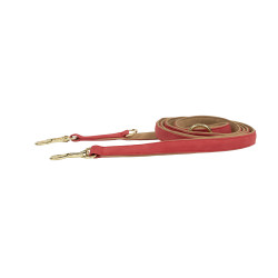 Halsband voor hond Vegan Leather Kentucky Rood