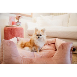 Hondenbed Velvet Kentucky Oudroze Hondenbed Velvet Kentucky Oudroze