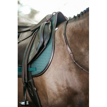 Tapijt Kentucky Color Edition Leather springen Olijfgroen