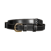 Leren Platte Riem Dy'on Zwart Leren Platte Riem Dy'on Zwart