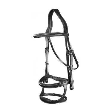 Bridon Dubbele Neusriem US Collectie by Dy'on Zwart