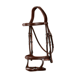 Hoofdstel Dubbele Neusriem New English Collection by Dy'on Bruin