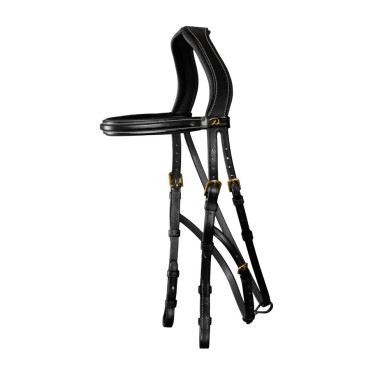 Hackamore Hoofdstel D Collection by Dy'on Zwart Hackamore Hoofdstel D Collection by Dy'on Zwart