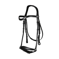 Bridon Musketonriem Duits New English Collection by Dy'on Zwart Bridon Musketonriem Duits New English Collection by Dy'on Zwart