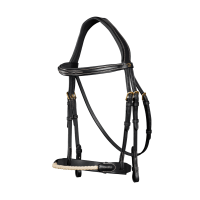 Bridon Neusriem Touw D Collectie van Dy'on Zwart Bridon Neusriem Touw D Collectie van Dy'on Zwart