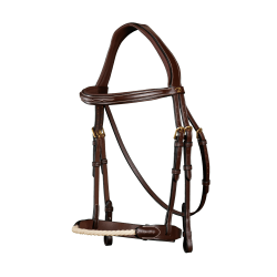 Bridon Neusriem Touw D Collectie van Dy'on Bruin Bridon Neusriem Touw D Collectie van Dy'on Bruin