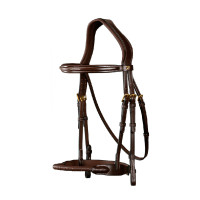 Hoofdstel Neusriem Touw Bekleed met Leer D Collectie van Dy'on Bruin