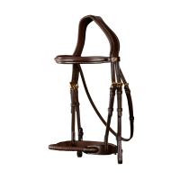 Hoofdstel Neusriem Touw Bekleed met Leer D Collectie van Dy'on Bruin Hoofdstel Neusriem Touw Bekleed met Leer D Collectie van Dy'on Bruin