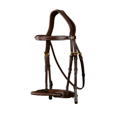 Hoofdstel Neusriem Touw Bekleed met Leer D Collectie van Dy'on Bruin Hoofdstel Neusriem Touw Bekleed met Leer D Collectie van Dy'on Bruin