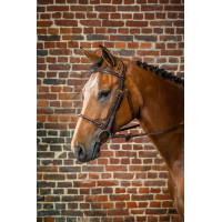 Hoofdstel Neusriem Touw Bekleed met Leer D Collectie van Dy'on Bruin Hoofdstel Neusriem Touw Bekleed met Leer D Collectie van Dy'on Bruin