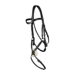 Bridon Muserolle Gekruist Working By Dy'on Zwart Bridon Muserolle Gekruist Working By Dy'on Zwart