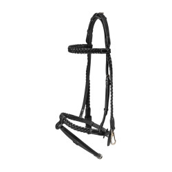 Gevlochten Trainingshoofdstel Werking Door Dy'on Zwart Gevlochten Trainingshoofdstel Werking Door Dy'on Zwart