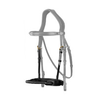 Neusriem in met leer bekleed touw D Collection by Dy'on Zwart