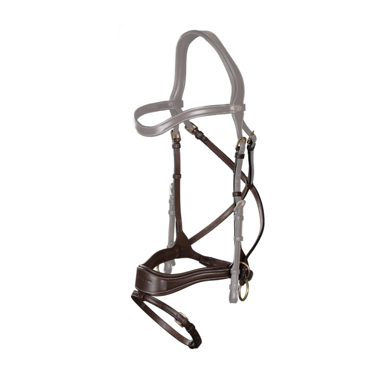 Muserolle D Motion + Cross Pull Strap D Collectie van Dy'on