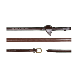 Rubberen Teugels 1/2 D Collectie van Dy'on Bruin Rubberen Teugels 1/2 D Collectie van Dy'on Bruin