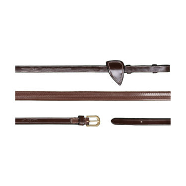 Rubberen Teugels 1/2 D Collectie van Dy'on Bruin Rubberen Teugels 1/2 D Collectie van Dy'on Bruin