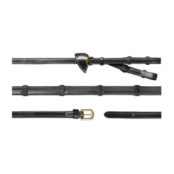 Teugels A Rubber 1/2 Met 7 Stops D Collectie van Dy'on Zwart