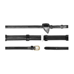 Hunter-teugels 5/8 met 7 stops D Collection by Dy'on Zwart