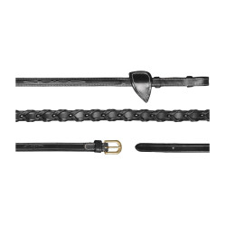 Gevlochten Teugels 1/2 D Collectie van Dy'on Zwart