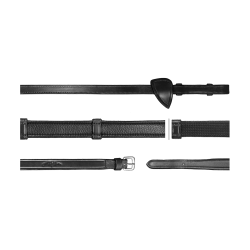 Hunter-teugels 5/8 met 7 stops New English Collection by Dy'on Zwart Hunter-teugels 5/8 met 7 stops New English Collection by Dy'on Zwart