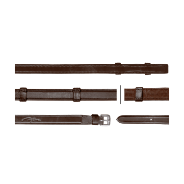 Teugels Hunter Grip Met 7 Stops 5/8 (Zonder Stopper) Dy'on Bruin Teugels Hunter Grip Met 7 Stops 5/8 (Zonder Stopper) Dy'on Bruin