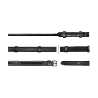 Teugels Hunter 5/8 Met 7 Stops (Zonder Stopper) Dy'on Zwart
