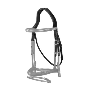 Hoofdstel Met Keelriem New English Collection by Dy'on Zwart