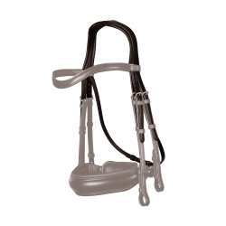 Hoofdstel Neusriem Type Dressuur New English Collection by Dy'on Bruin Hoofdstel Neusriem Type Dressuur New English Collection by Dy'on Bruin