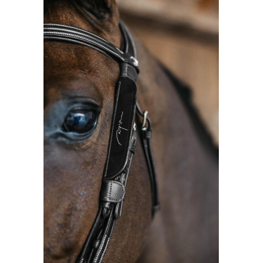 Oogkleppen Focus met decoratieve stiksel Dy'on