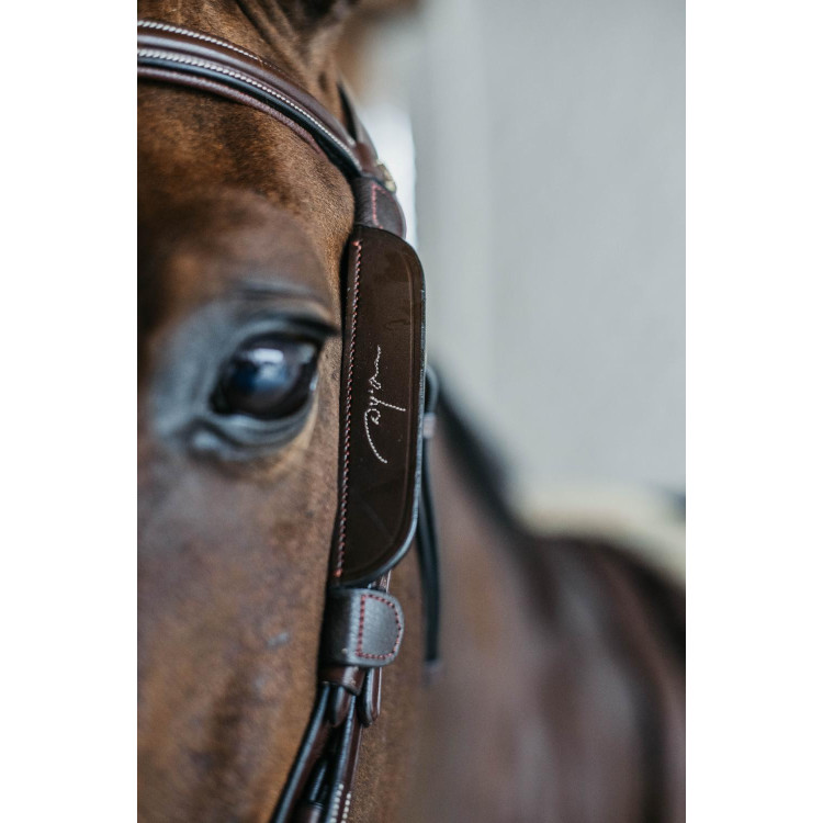 Oogkleppen Focus met decoratieve stiksel Dy'on