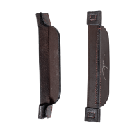 Oogkleppen Focus met decoratieve stiksel Dy'on Bruin