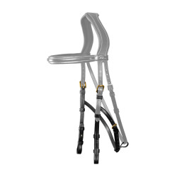 Bevestigingsriemen Voor Hackamore D Collection by Dy'on Zwart