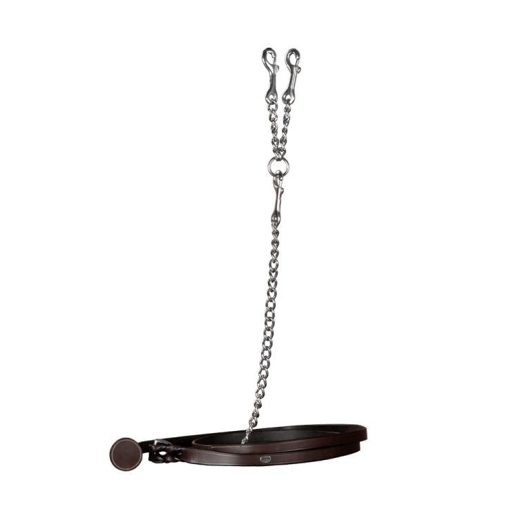 Lange Leren Longeerlijn Met Ketting Working By Dy'on