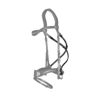 D Motion Cross Pull Strap Nieuwe Engelse Collectie van Dy'on Zwart