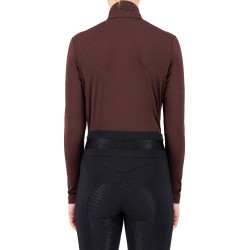 Tech top Euro-Star Olivia Zwarte roos Bordeaux