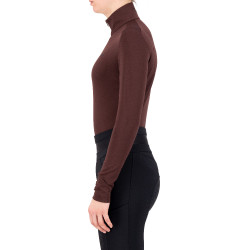 Tech top Euro-Star Olivia Zwarte roos Bordeaux