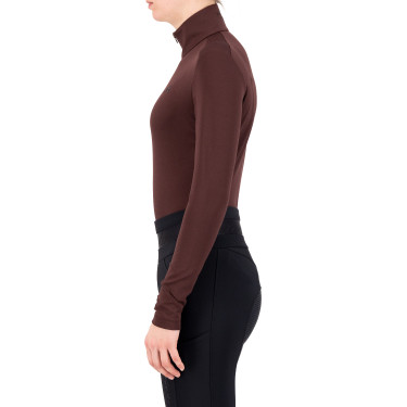 Tech top Euro-Star Olivia Zwarte roos Bordeaux