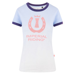 T-shirt Imperial Riding The Colored Blauwe Bries