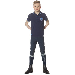 Broek F&C Saint Malo Junior Marine / oranje Blauw