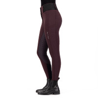 Euro-Star Athletic leanline FullGrip rijlegging Zwarte roos Bordeaux