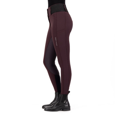 Euro-Star Athletic leanline FullGrip rijlegging Zwarte roos Bordeaux