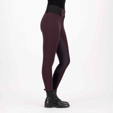 Euro-Star Athletic leanline FullGrip rijlegging Zwarte roos Bordeaux