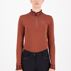 Top Imperial Riding Anna lange mouwen Donkerroze