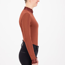 Top Imperial Riding Anna lange mouwen Donkerroze