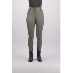 Euro-star Indigo high waist FullGrip rijbroek Grijs rolletje