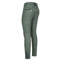 Rijbroek Imperial Riding El Capone winterwarm AOP FullGrip Zwarte salie Groen Rijbroek Imperial Riding El Capone winterwarm AOP FullGrip Zwarte salie Groen