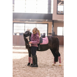 KIDS Fleecevest Imperial Riding Cosy Zip Roze bloei